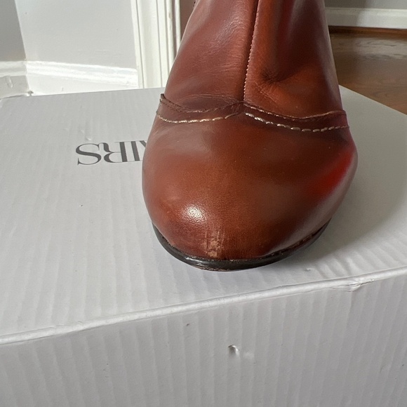 ❤️ PIKOLINOS side buckles block heels booties in Brown l Size : 39